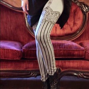 Garter leggings by carousel ink